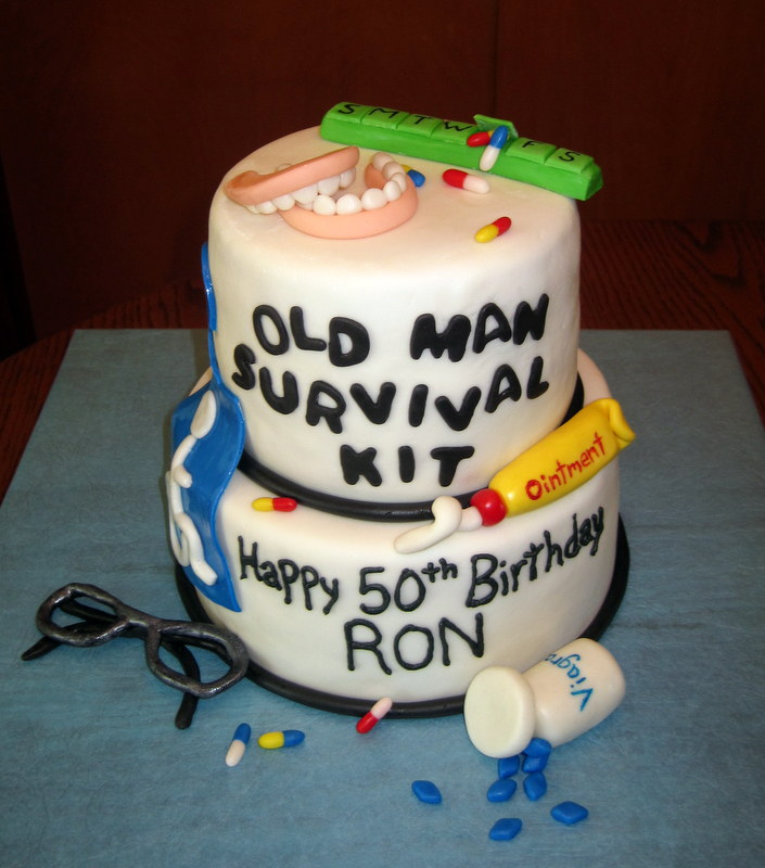 Funny Old Man Birthday Cakes