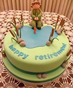 Gone Fishing Retirement Cake Gone Fishing Retirement Cake