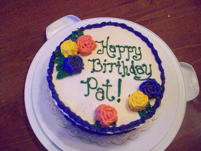 Happy Birthday Pat Cake