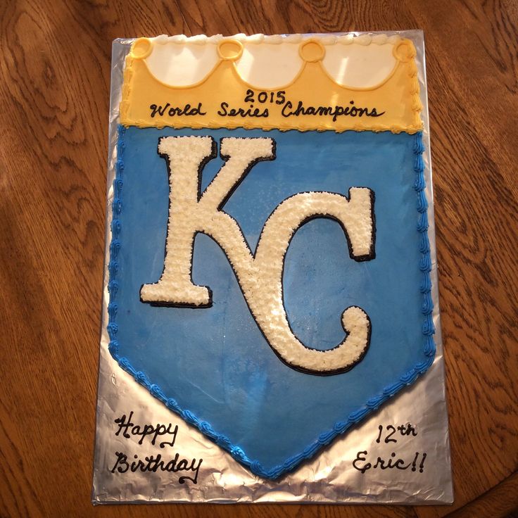 Kansas City Royals Birthday Cake Kansas City Royals Birthday Cake