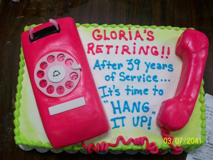 Retirement Cake Retirement Cake