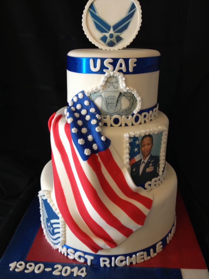 Air Force Retirement Cake Air Force Retirement Cake