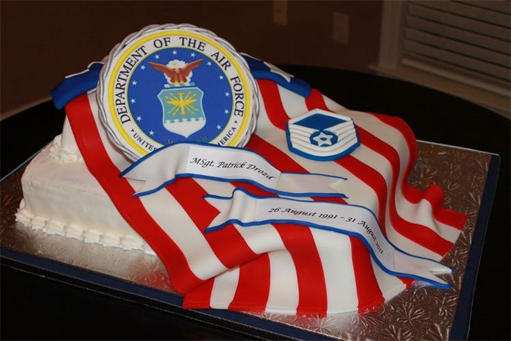 Air Force Retirement Cake Air Force Retirement Cake
