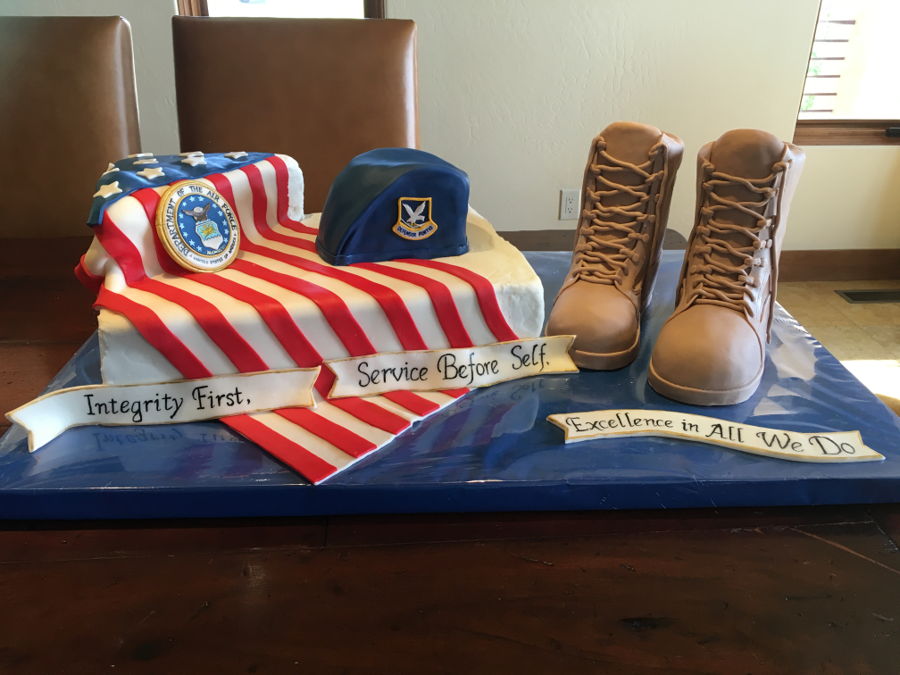 Air Force Retirement Cake Air Force Retirement Cake