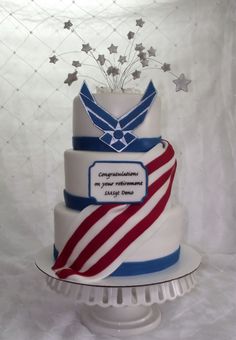 Air Force Retirement Cake Air Force Retirement Cake