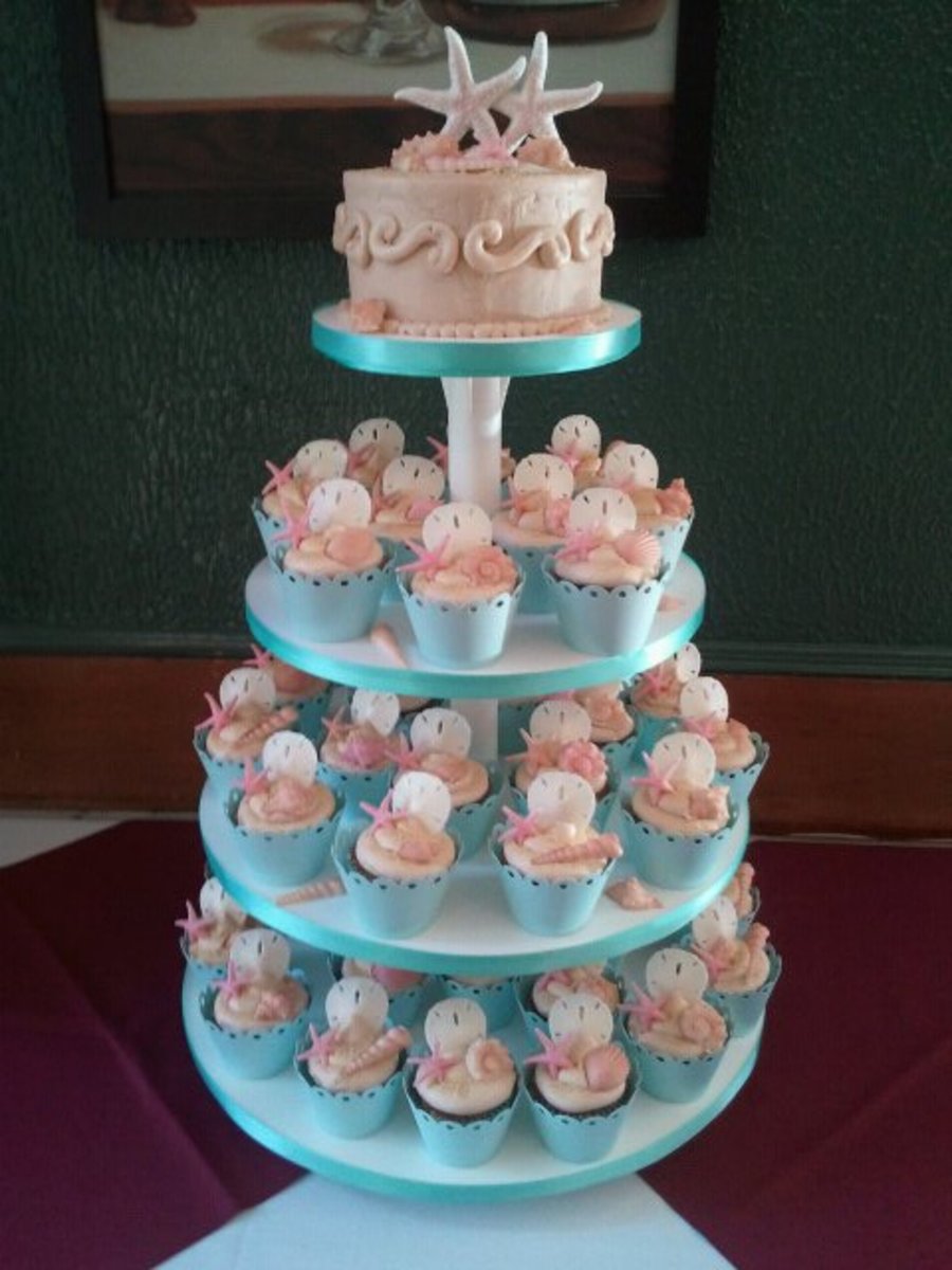 Bridal Shower Cupcake Wedding Cake