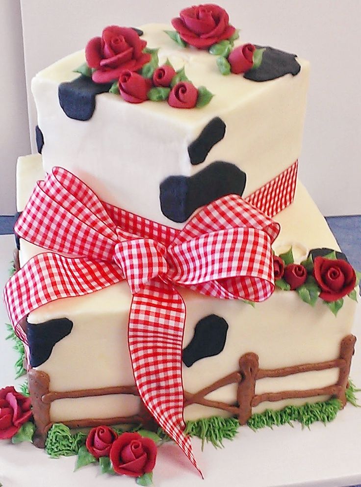 Country Themed Wedding Cake Country Themed Wedding Cake