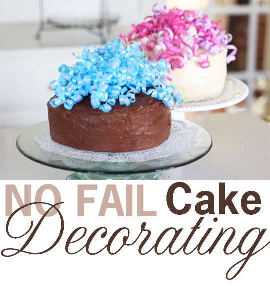 12 Cake Decorating Idea With 2 Cakes Photo Easy Cake Decorating