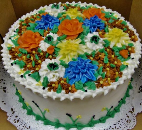 Fancy Buttercream Cake Fancy Buttercream Cake