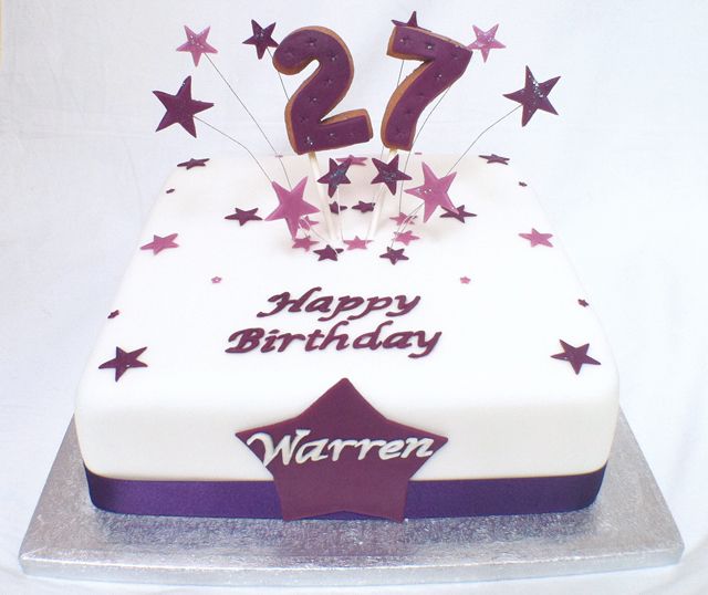 Happy 27th Birthday Cake Happy 27th Birthday Cake