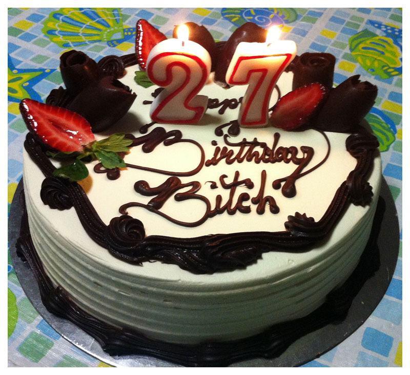 Happy 27th Birthday Cake Happy 27th Birthday Cake