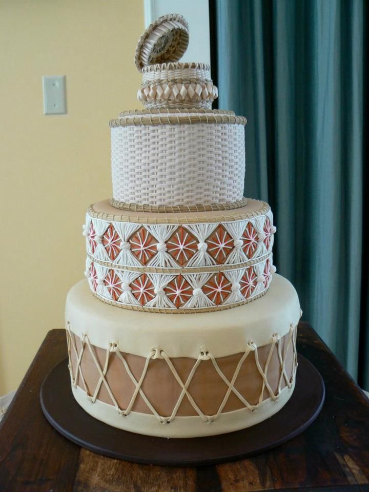 12 Navajo Drum Wedding Cakes Photo Native American Indian Wedding