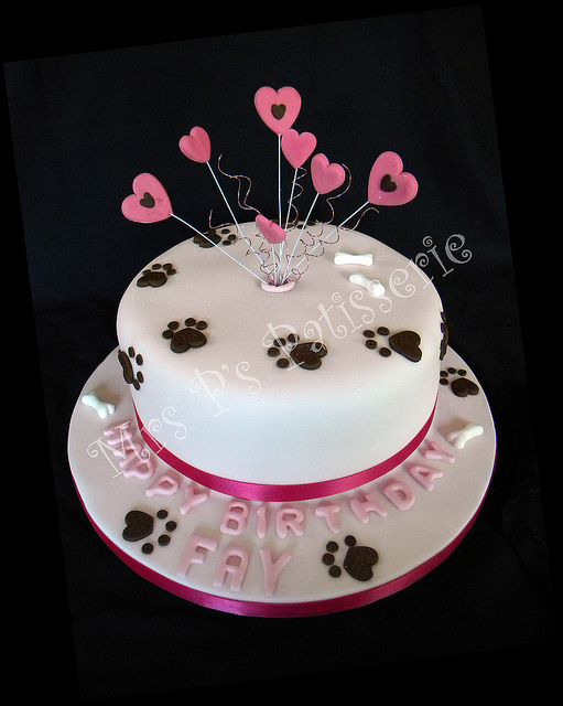 Paw Print Cake Paw Print Cake