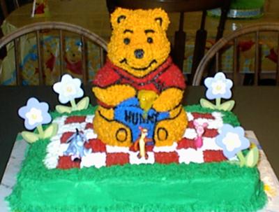 Pooh Bear Cake Pooh Bear Cake