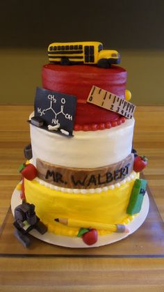 School Retirement Cake Ideas School Retirement Cake Ideas