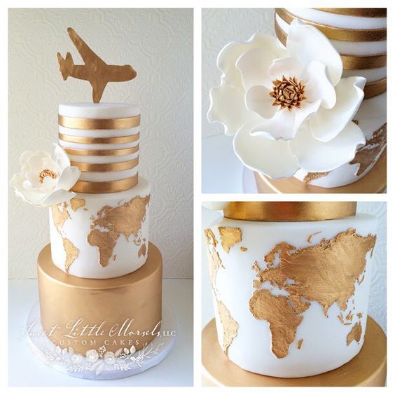 Travel Themed Baby Shower Cake Travel Themed Baby Shower Cake