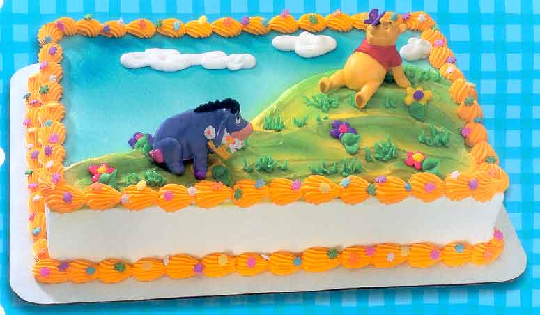 Winnie Pooh Sheet Birthday Cake Winnie Pooh Sheet Birthday Cake