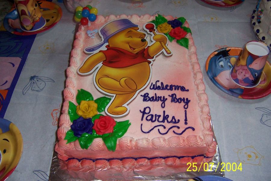 Winnie the Pooh Baby Shower Sheet Cakes Winnie the Pooh Baby Shower Sheet Cakes