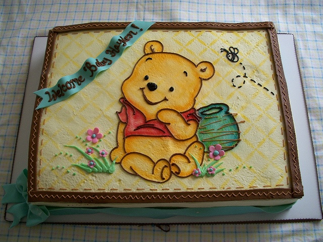 Winnie the Pooh Baby Shower Sheet Cakes Winnie the Pooh Baby Shower Sheet Cakes