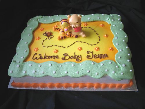 Winnie the Pooh Baby Shower Sheet Cakes Winnie the Pooh Baby Shower Sheet Cakes