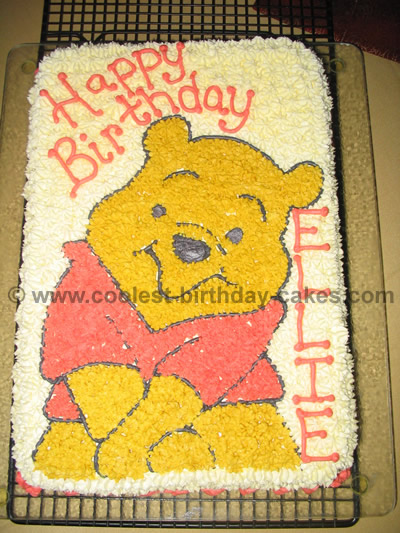 Winnie the Pooh Birthday Cake Winnie the Pooh Birthday Cake