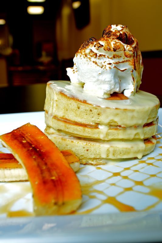 Alaskan Baked Banana Pudding Pancakes Alaskan Baked Banana Pudding Pancakes