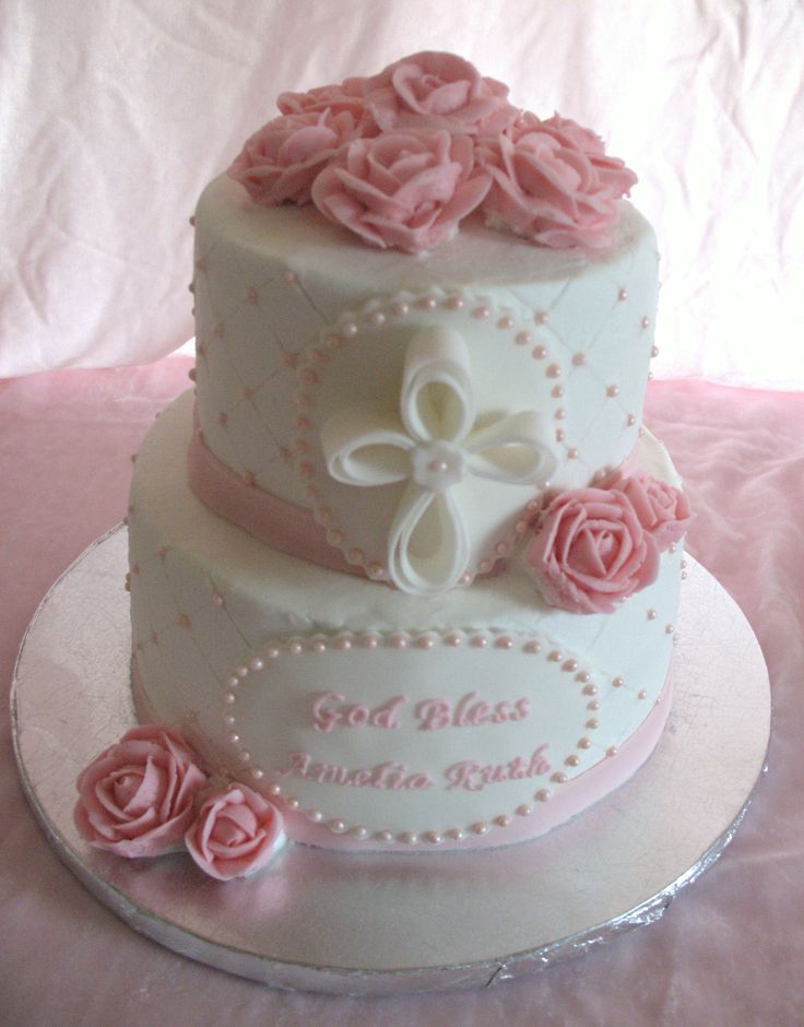 Baby Girl Baptism Cake Baby Girl Baptism Cake