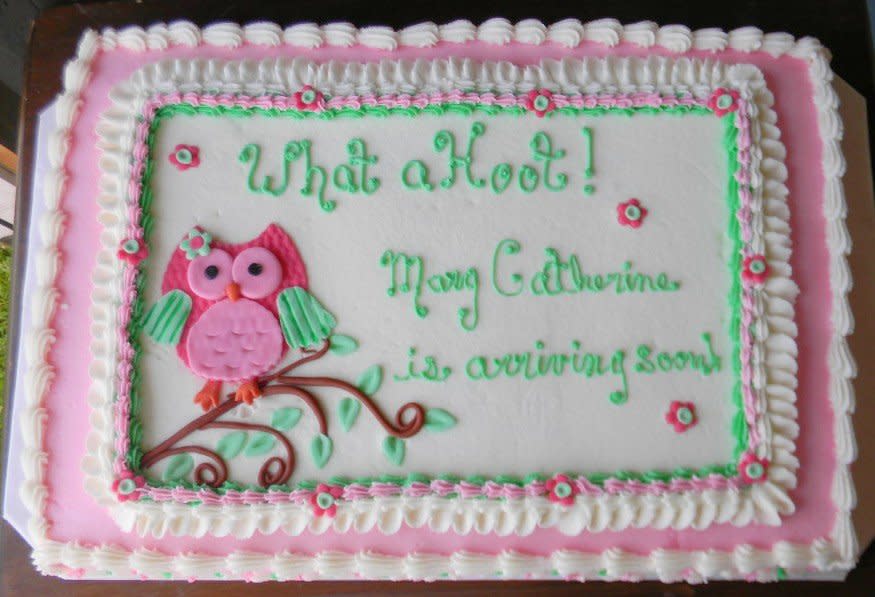 Images of Baby Shower Cakes Full Sheets with Owls Images of Baby Shower Cakes Full Sheets with Owls