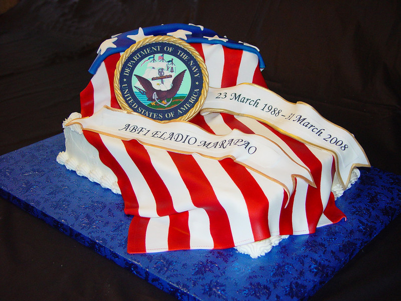 Navy Retirement Cake Navy Retirement Cake