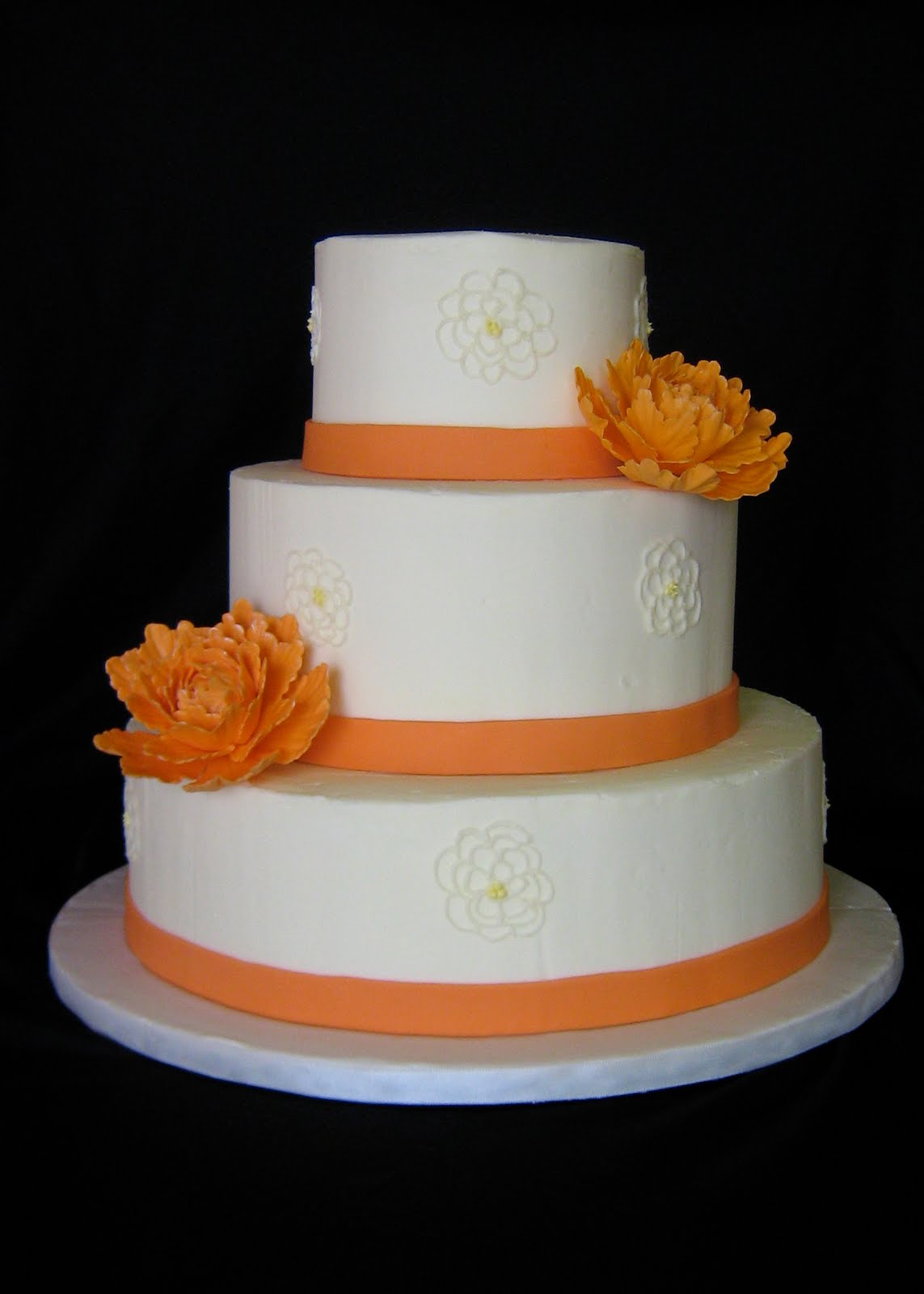 10 Photos of Orange Bridal Cakes 10 Photos of Orange Bridal Cakes