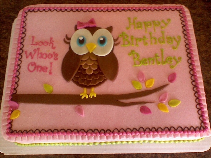 Owl Baby Shower Cake Owl Baby Shower Cake