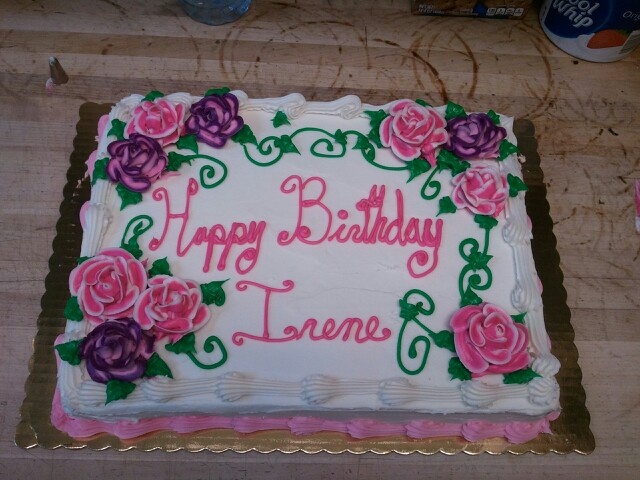 Pretty Sheet Cake Rose Pretty Sheet Cake Rose