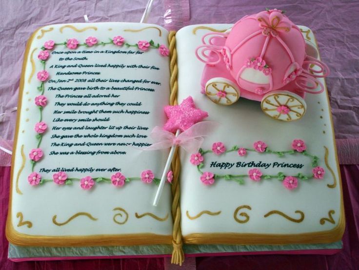Princess Story Birthday Cake Princess Story Birthday Cake