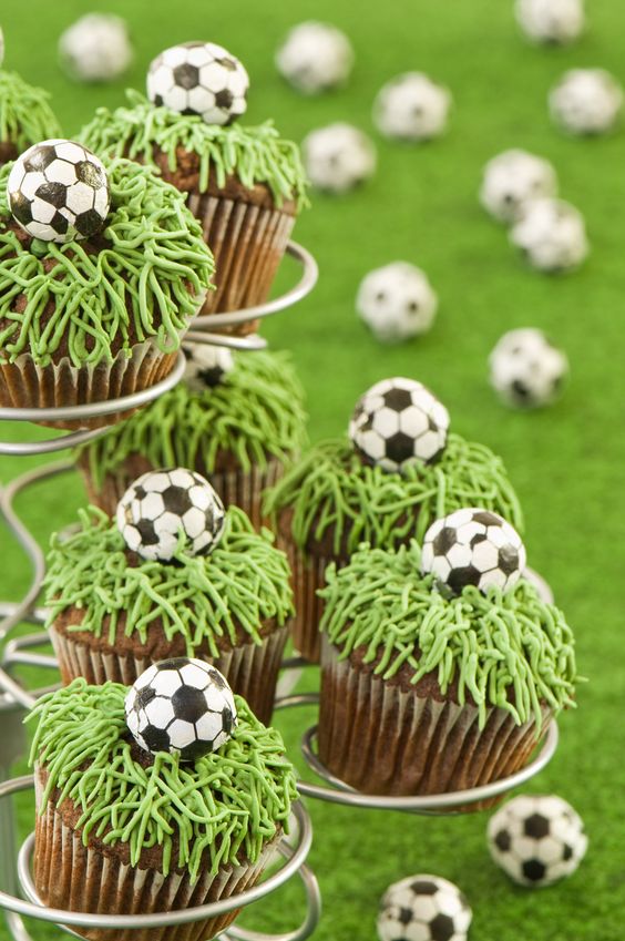 Soccer Birthday Cupcake Ideas