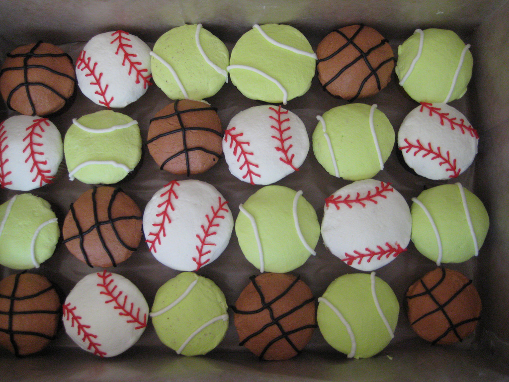 Sports Cupcakes