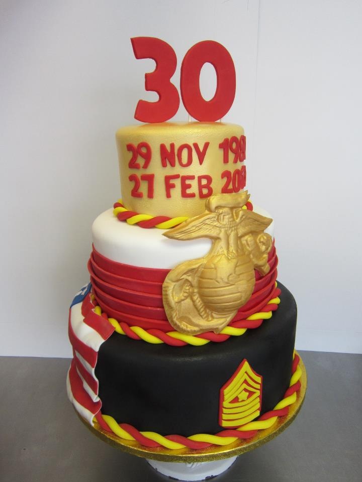 USMC Retirement Cake Idea USMC Retirement Cake Idea