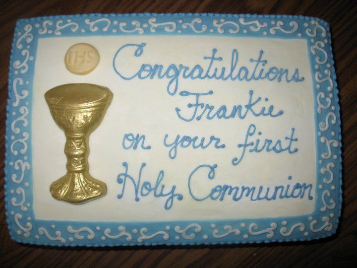 First Holy Communion Sheet Cake First Holy Communion Sheet Cake