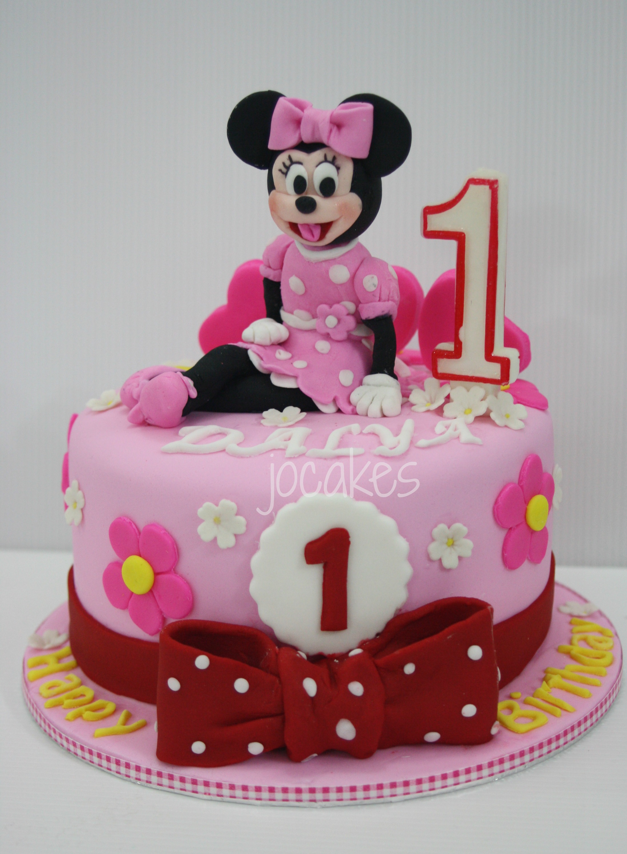 10 Minnie Mouse Birthday Cakes For Girls Photo Minnie Mouse 3