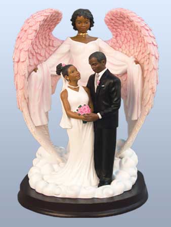 7 Black Wedding Cake Toppers For Cakes Photo African American