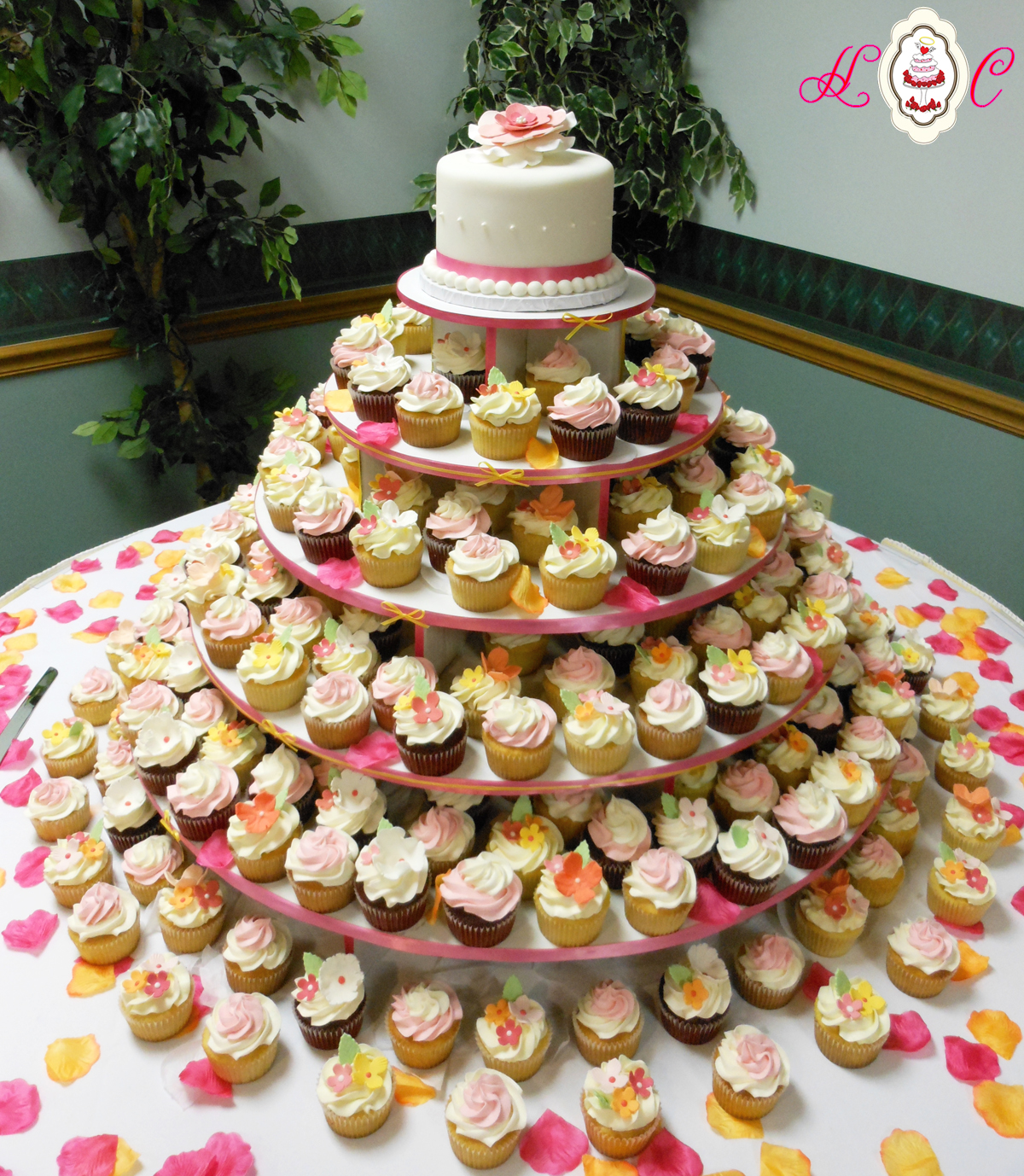 Cupcake Wedding Cake Cupcake Wedding Cake