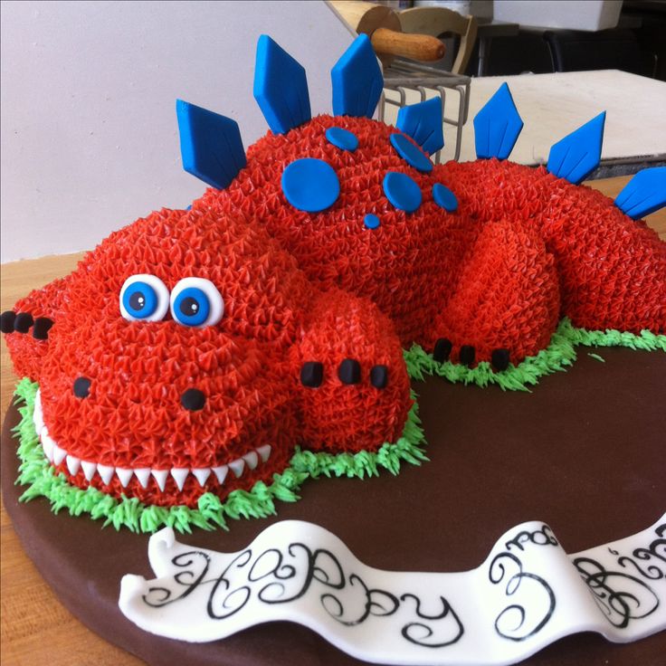 Dinosaur Cake Ideas for 3 Year Old Boy