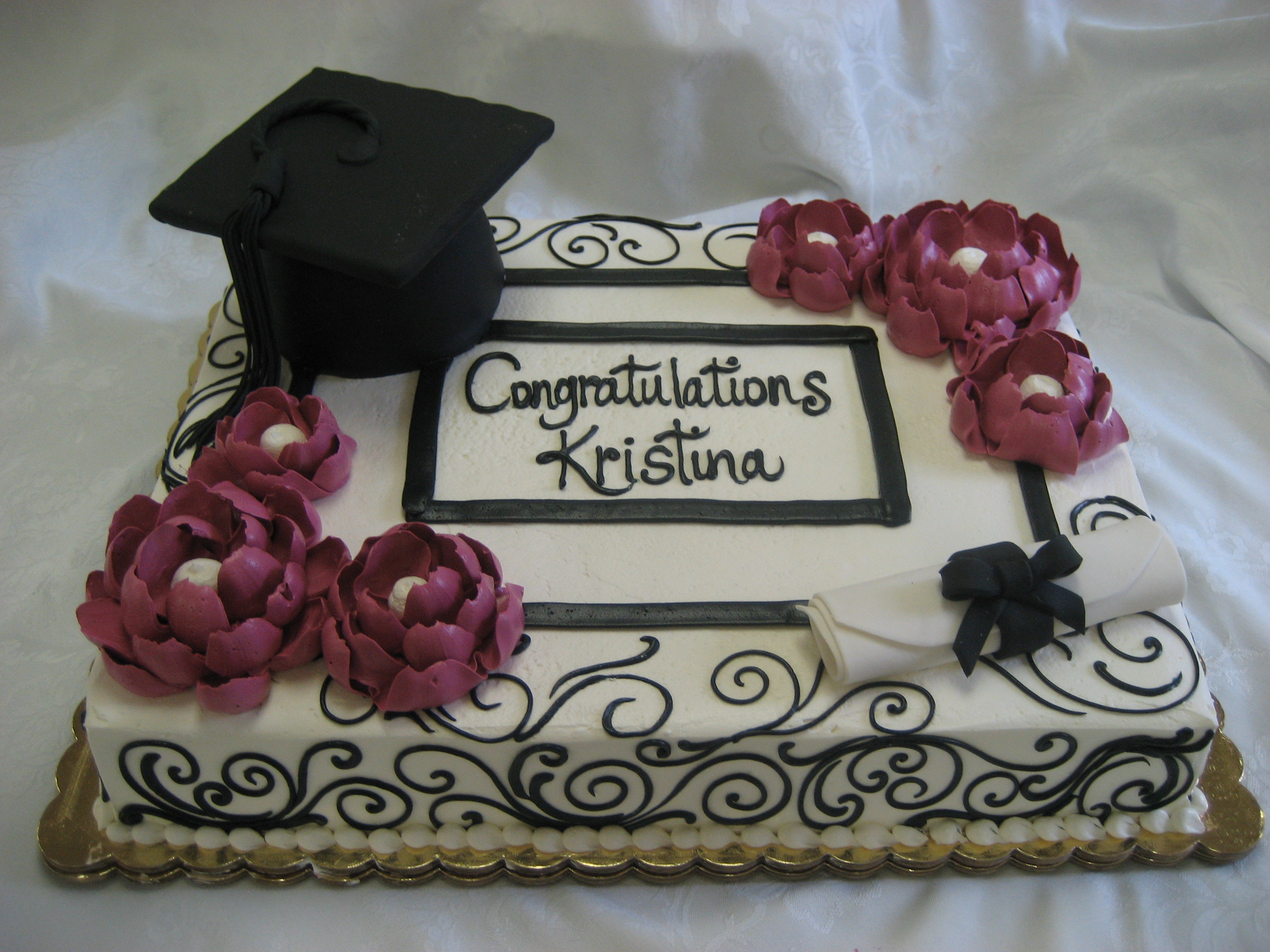 12 Graduation Party Sheet Cakes Photo High School Graduation Sheet