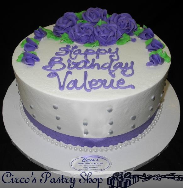 Happy Birthday Valerie Cake.