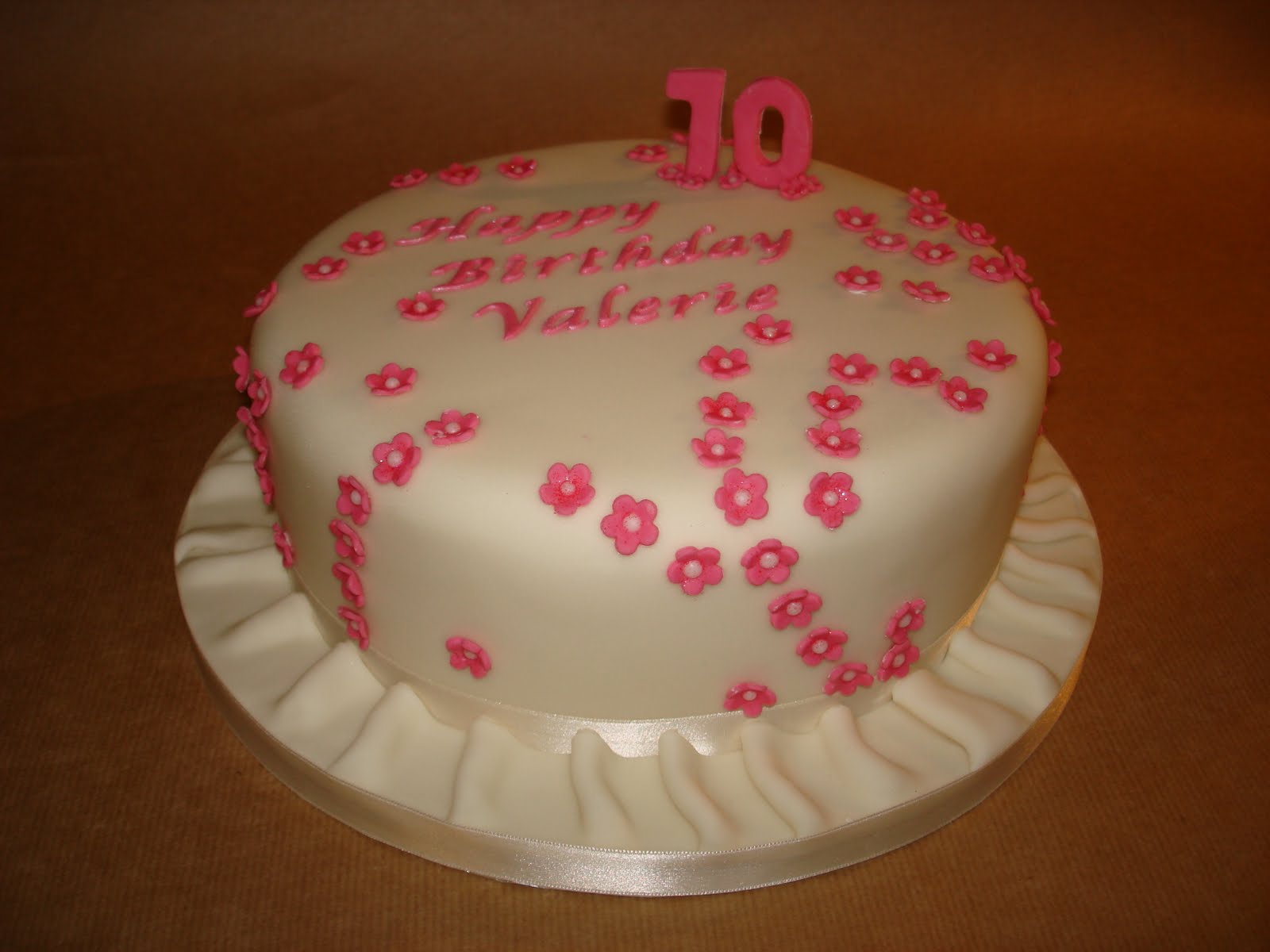 Happy Birthday Valerie Cake.