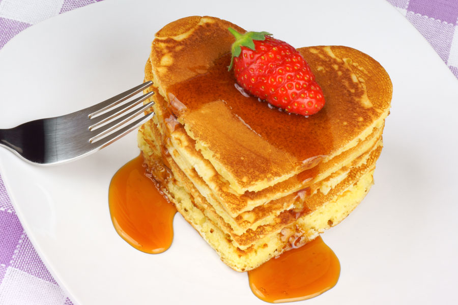 Heart Shaped Pancakes Heart Shaped Pancakes
