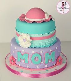 6 Photos of Mother's Day 2 Tier Cakes