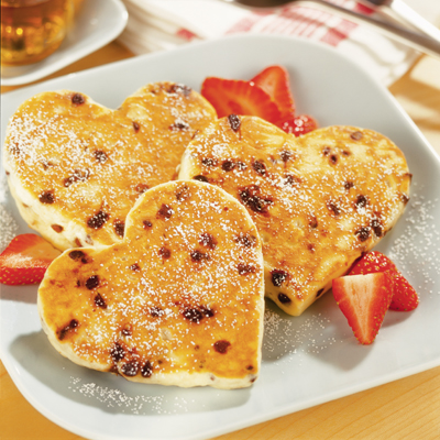 These Heavenly Heart-Shaped Pancakes These Heavenly Heart-Shaped Pancakes