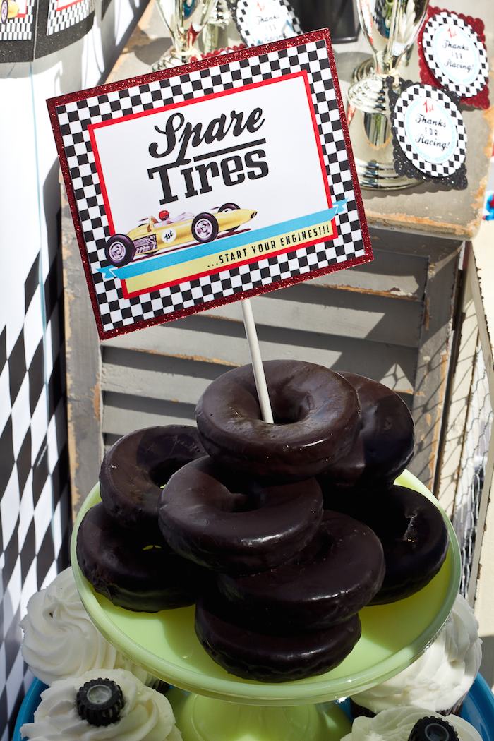 Birthday Race Car Party Spare Tires Birthday Race Car Party Spare Tires