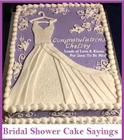 Bridal Shower Cake Sayings Bridal Shower Cake Sayings