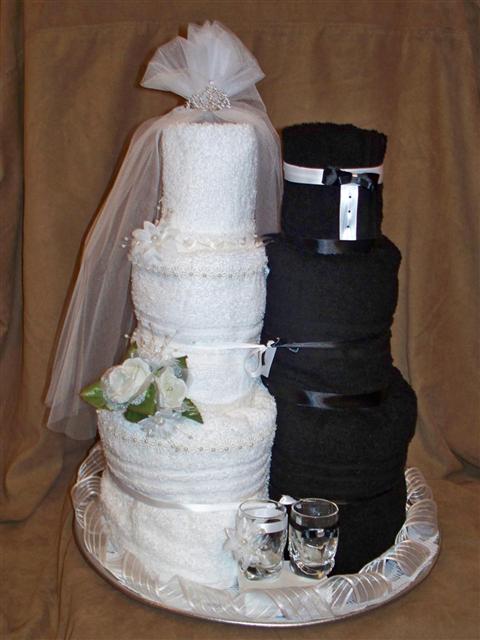 Bridal Shower Towel Cake for Wedding Bridal Shower Towel Cake for Wedding